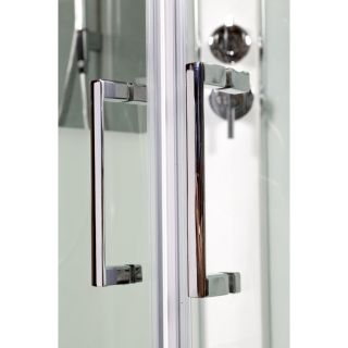 Душевая кабина Deto А102 L LED с кнопкой 120х80х220 см